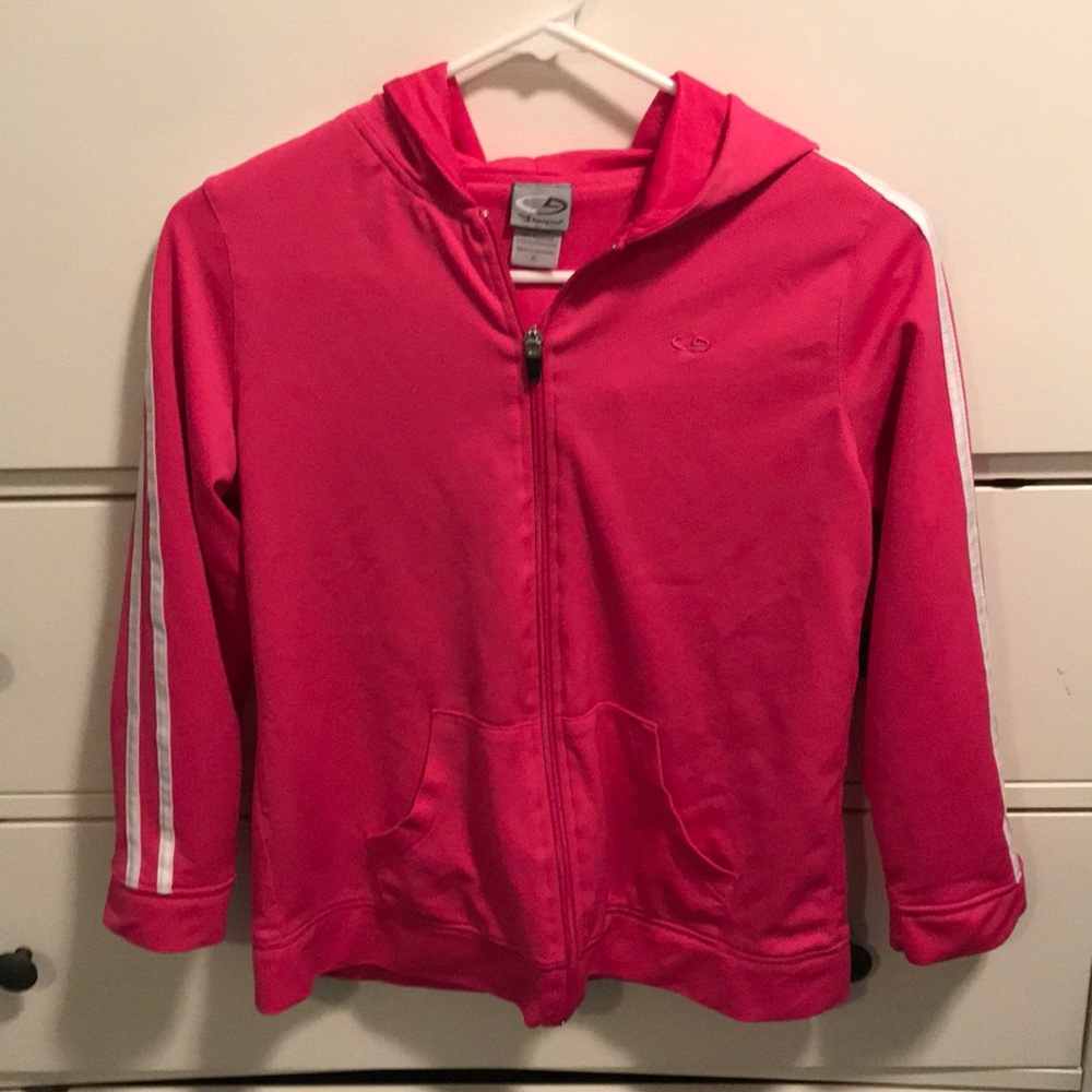 Pink champion zip up